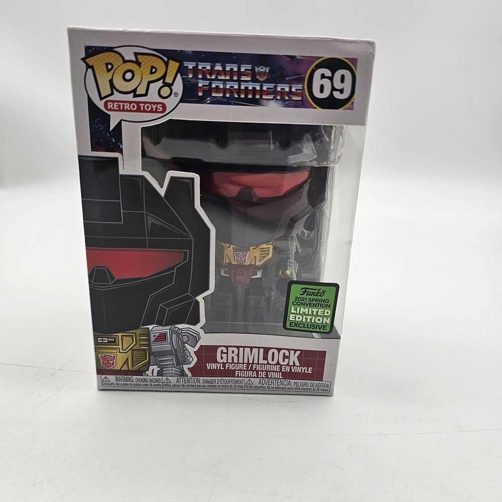 Funko Pop Transformers‎ Grimlock 69 2021 Spring LE Exclusive Vinyl Figure W/ Box